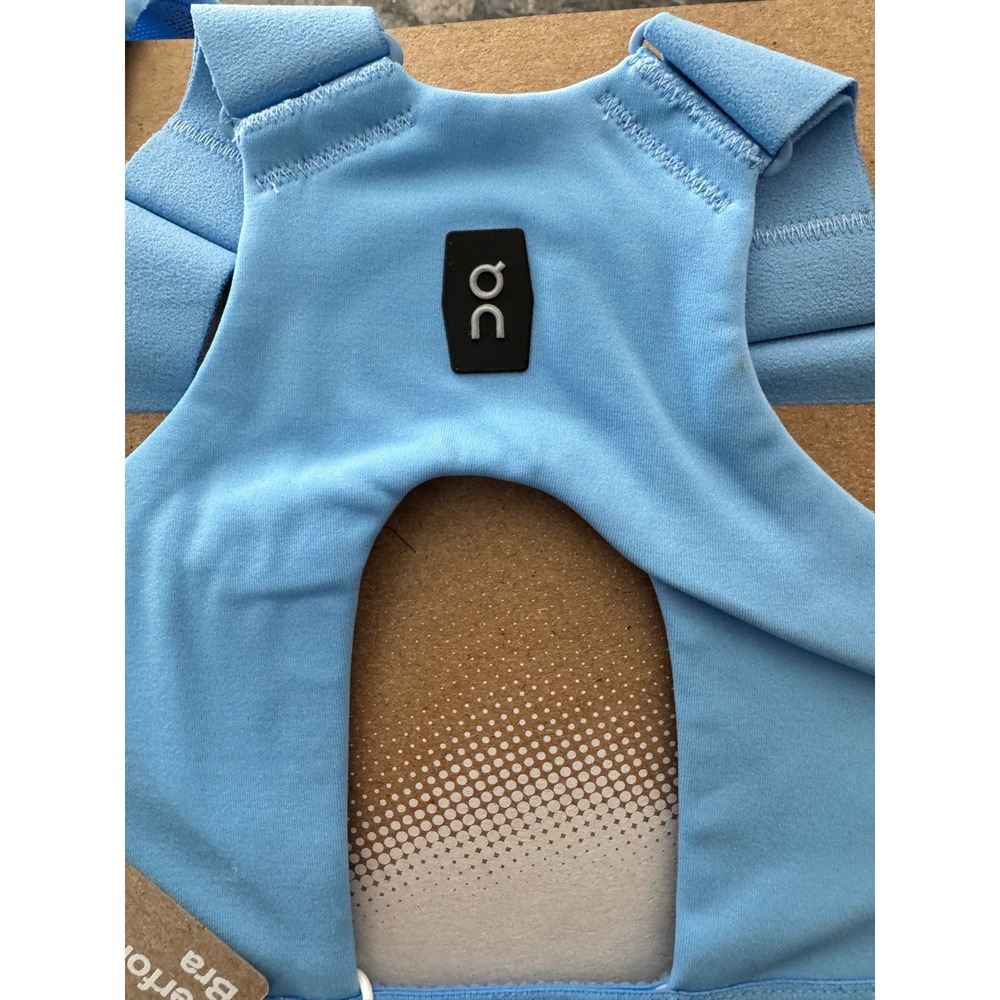 On Running Performance Bra Gourami Blue High Impact Sports Bra 1WG10134405 M - Picture 6 of 6
